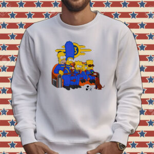 The Simpsons and Fallout Nuclear Family Tee shirt