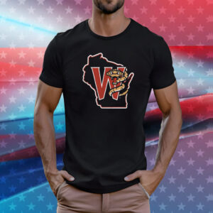 Timber Rattlers State Logo map T-Shirt