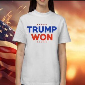 Travis Kelce wearing Trump won Shirt