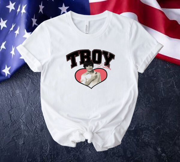 Troy Bolton High School Musical Hsm heart Tee shirt