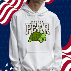 Turtle mister pear varsity Tee shirt