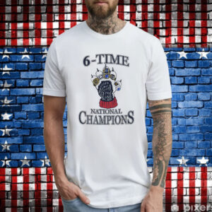 Uconn Huskies 6-Time National Champions T-Shirt