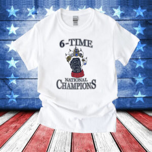 Uconn Huskies 6-Time National Champions T-Shirt