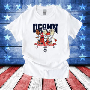 Uconn Men’s Basketball 2024 National Champions Caricatures T-Shirt