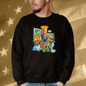 Vintage Green Bay Packers caricature Tee shirt