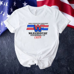 World Wrestling Federation Warehouse Stamford Ct Crew Tee shirt