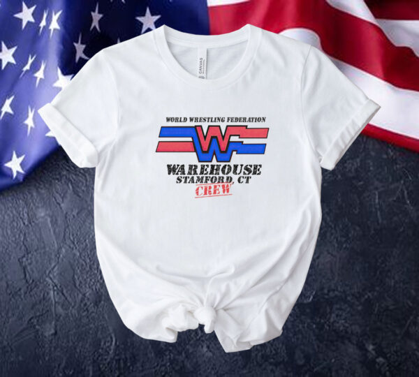 World Wrestling Federation Warehouse Stamford Ct Crew Tee shirt