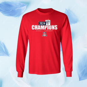Arizona Wildcats B2024 Pac-12 Baseball Conference Tournament Champions Locker Room Shirt