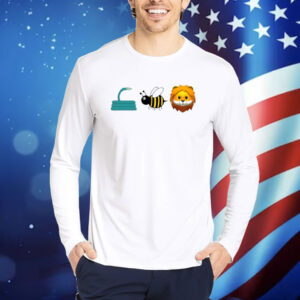 Black Tzedek Hose Bee Lion Shirt