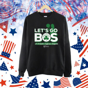 Boston Celtics 2024 Eastern Conference Champions Layup Drill Shirt