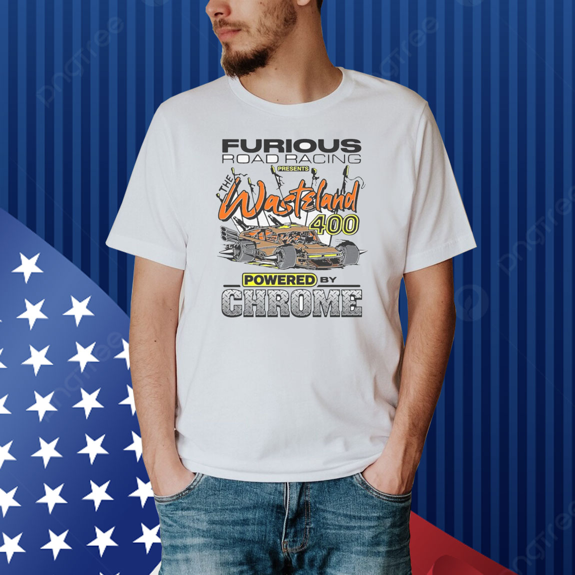 Furious Road Racing Presents The Wasteland 400 Shirt
