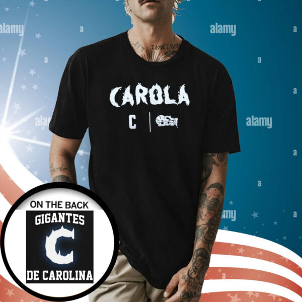 Gigantes de Carolina Black Night Tee Shirt