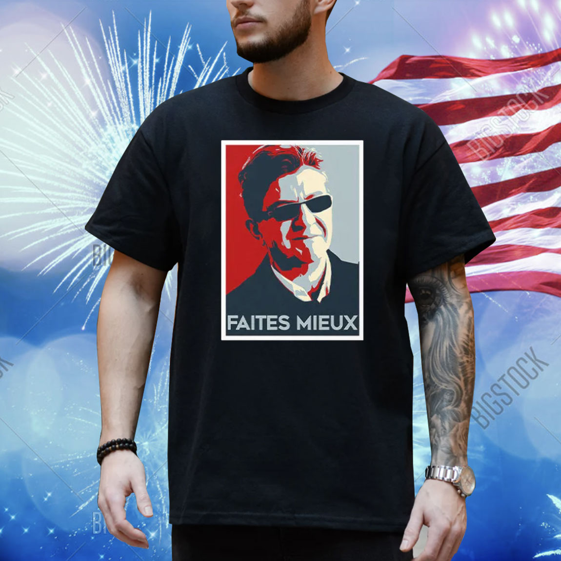 Jean-luc Mélenchon FAITES MIEUX Shirt