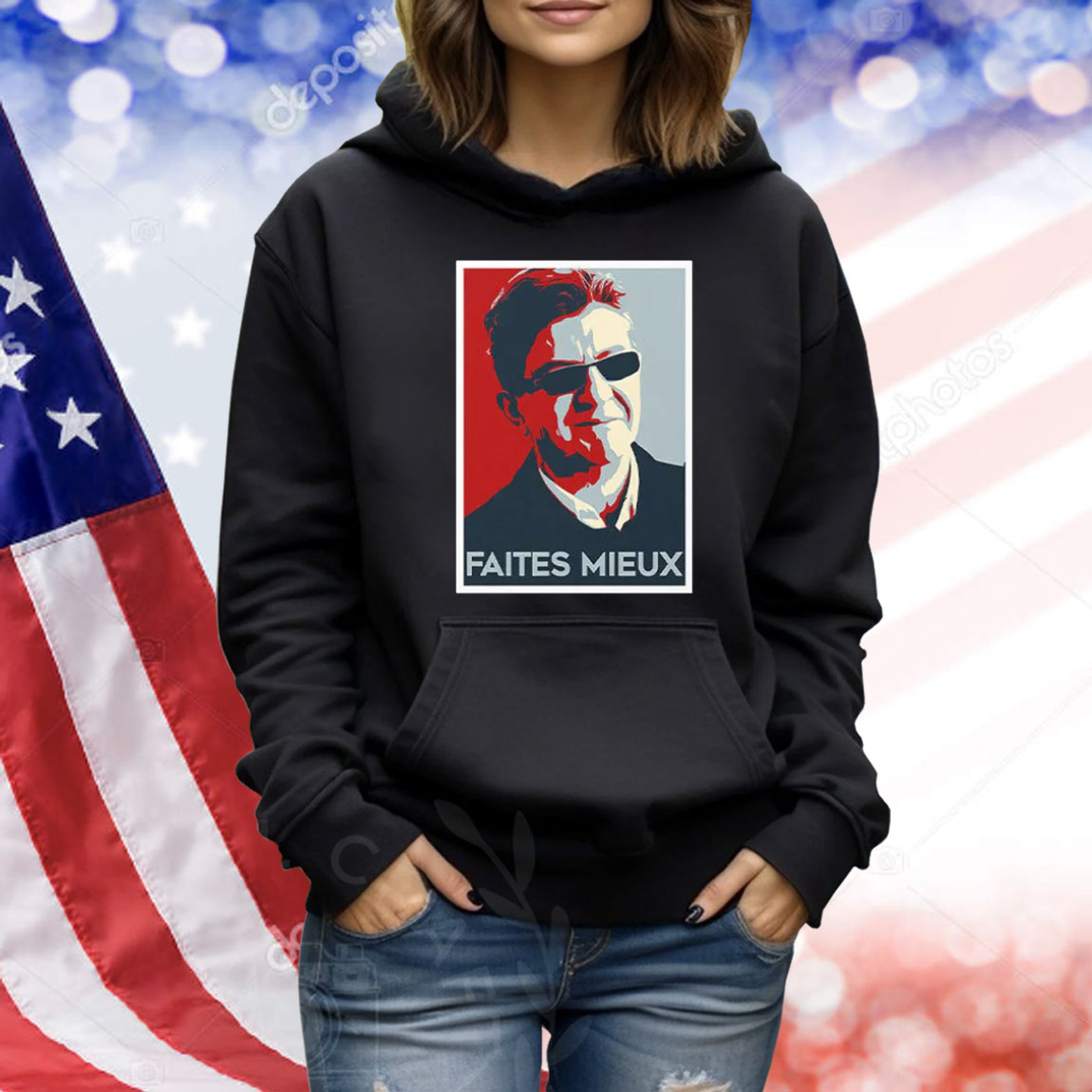 Jean-luc Mélenchon FAITES MIEUX Shirt