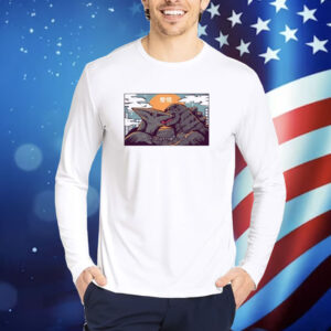 Kaiju Kiss Kiss Between Godzilla shirt