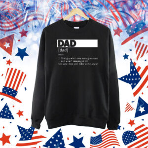 Limited Dad Definition Noun That Guy Who's Only Resting His Eyes Shirt