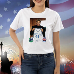 Luka Doncic Dirk Nowitzki Mavericks 41 Shirt