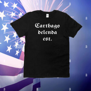 Mark Zuckerberg Carthago Delenda Est Shirt