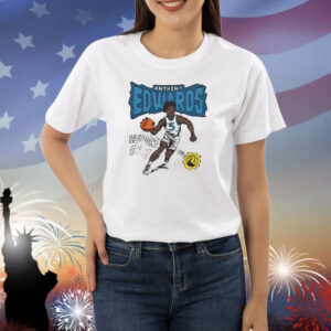 Minnesota Timberwolves Comic Book Anthony Edwards Shirt