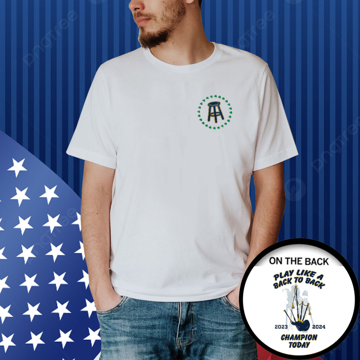 ND Back to Back Champions Pocket Shirt