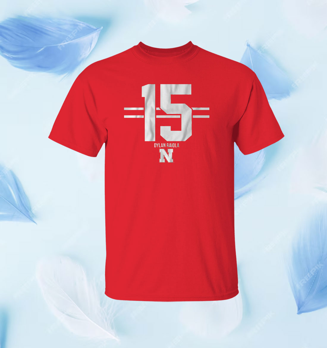 Nebraska Football: Dylan Raiola Name & Number Shirt