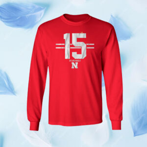 Nebraska Football: Dylan Raiola Name & Number Shirt