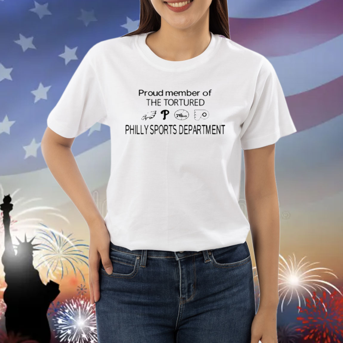Proud Member Of The Tortured Philly Sports Department Shirt