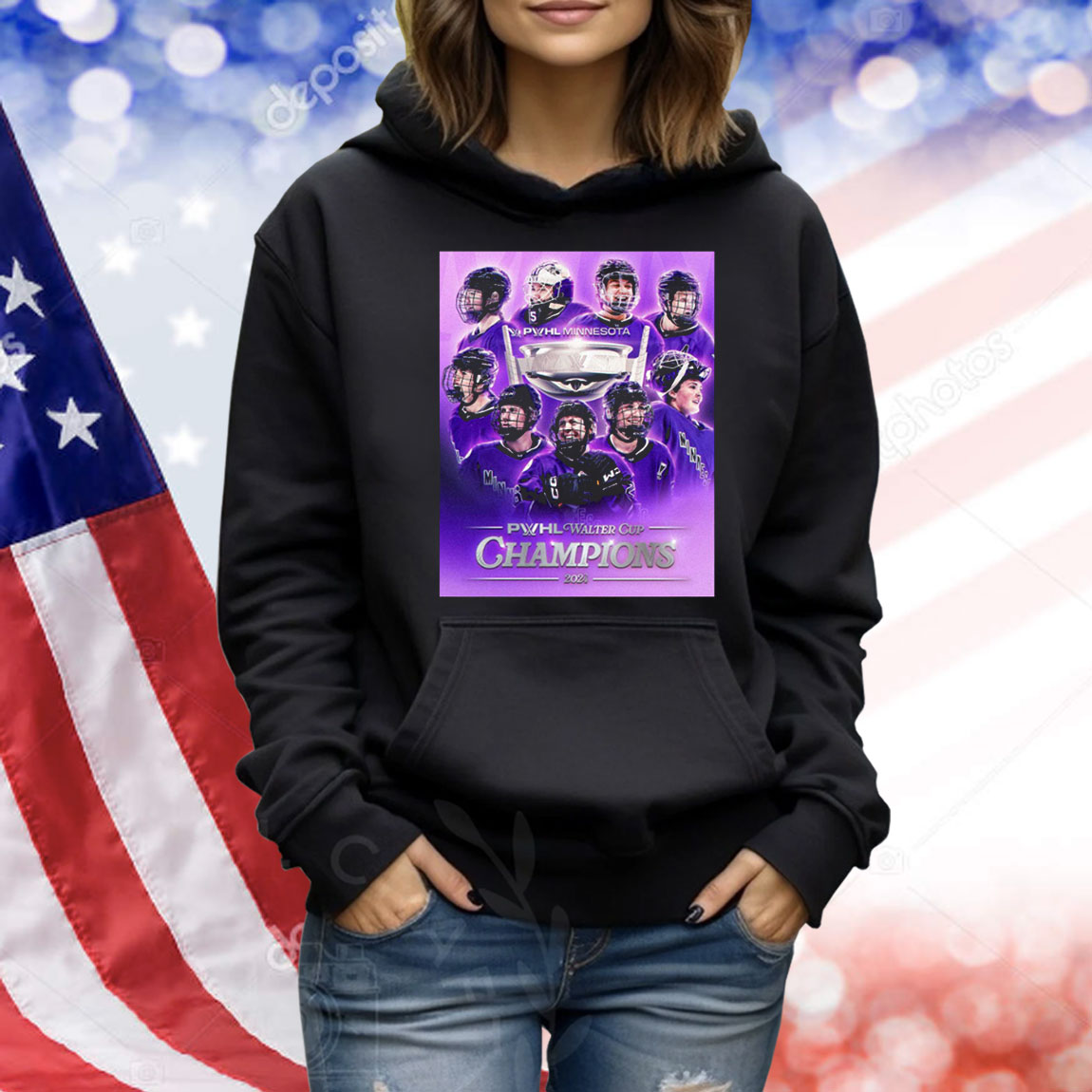 Pwhl Minnesota Walter Cup Champions Shirt