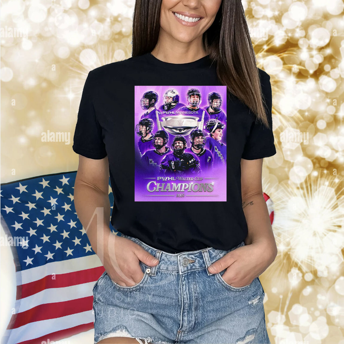 Pwhl Minnesota Walter Cup Champions Shirt