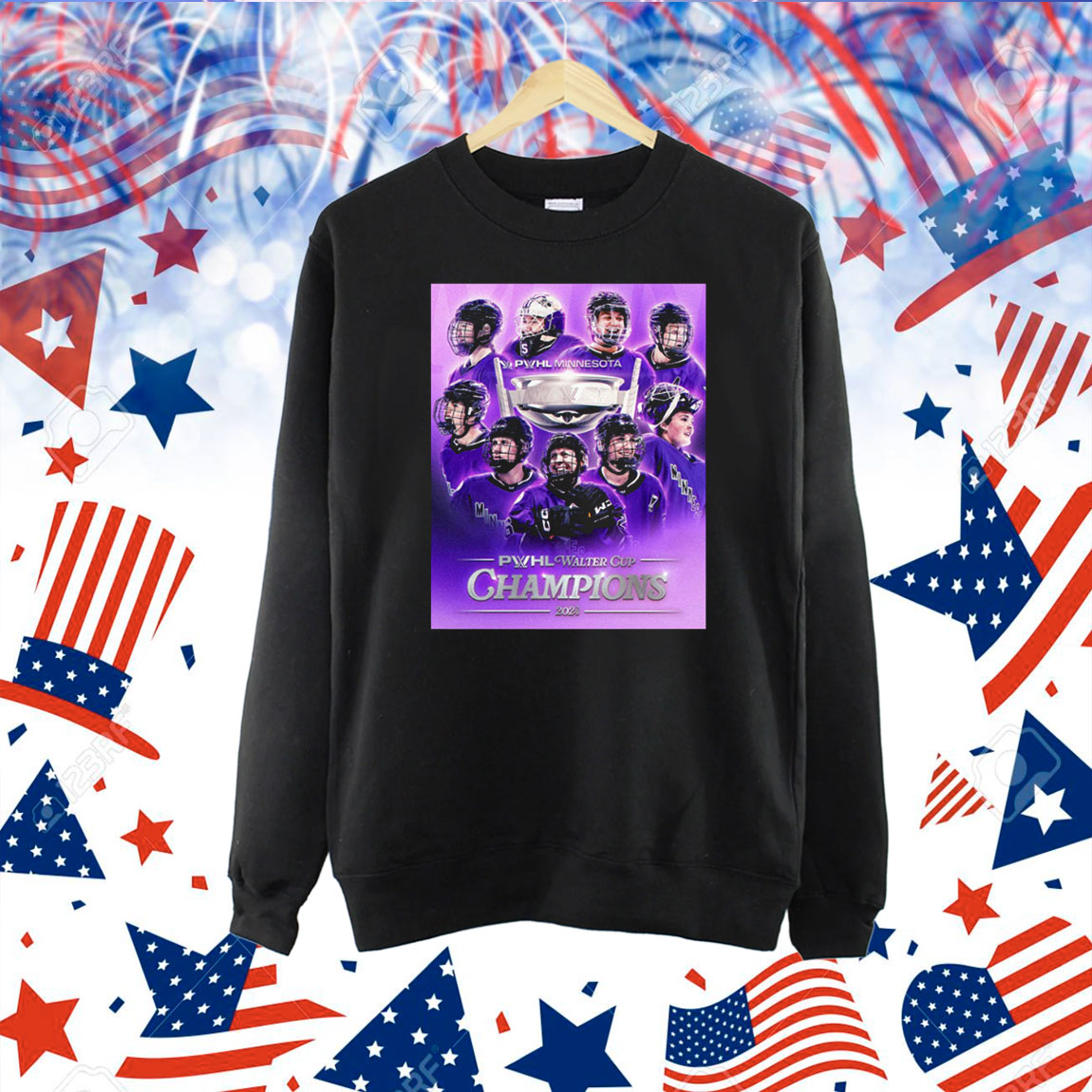 Pwhl Minnesota Walter Cup Champions Shirt