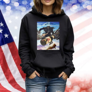 Rainier Beer Bigfoot Monster Werewolf Shirt