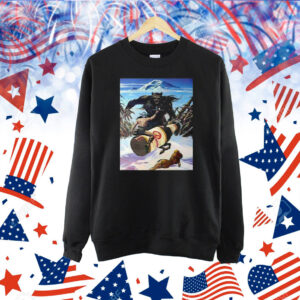 Rainier Beer Bigfoot Monster Werewolf Shirt