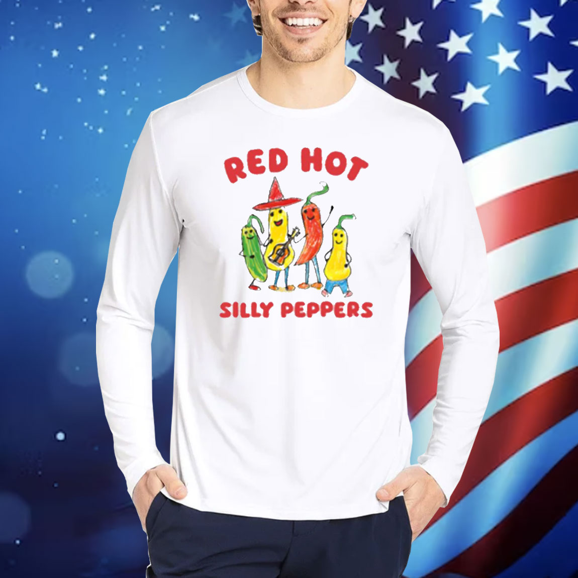 Sillycityco Red Hot Silly Peppers Shirt