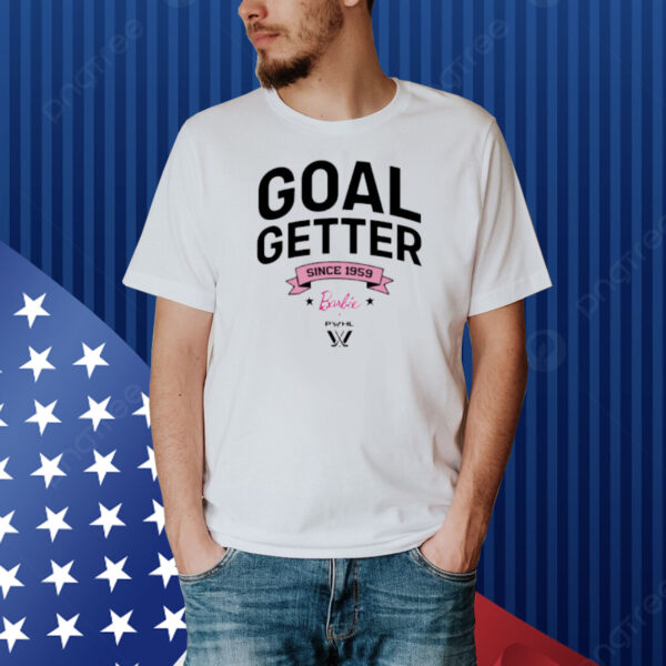 ThepwhlStore PwhlXBarbie Youth Goal Getter Shirt