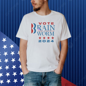 Vote Brain Worm 2024 Shirt