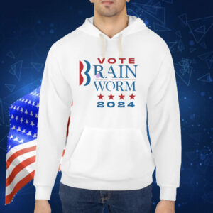 Vote Brain Worm 2024 Shirt