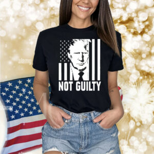 Trump Not Guilty Flag Shirt