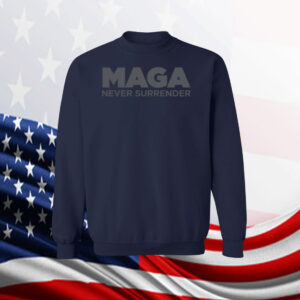 MAGA Never Surrender Black Women's Shirt