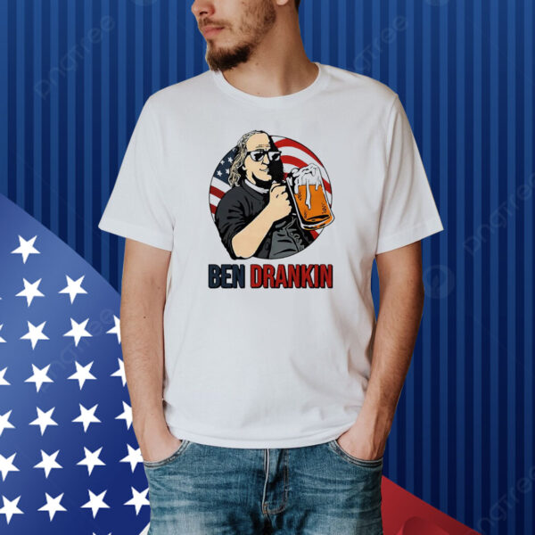 Ben Drankin drink bear 4th of july 2024 Shirt