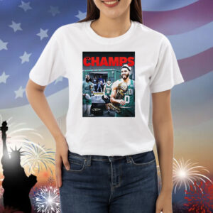 Boston Celtics Banner 18 Cue The Duckboats Shirt