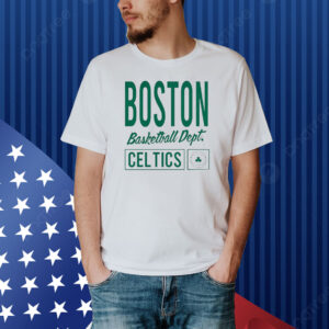 Boston Celtics Baseketball Dept Shirt