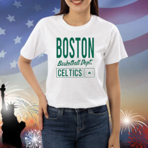 Boston Celtics Baseketball Dept Shirt