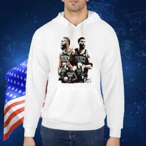 Boston Celtics players basketball green white signature Shirt