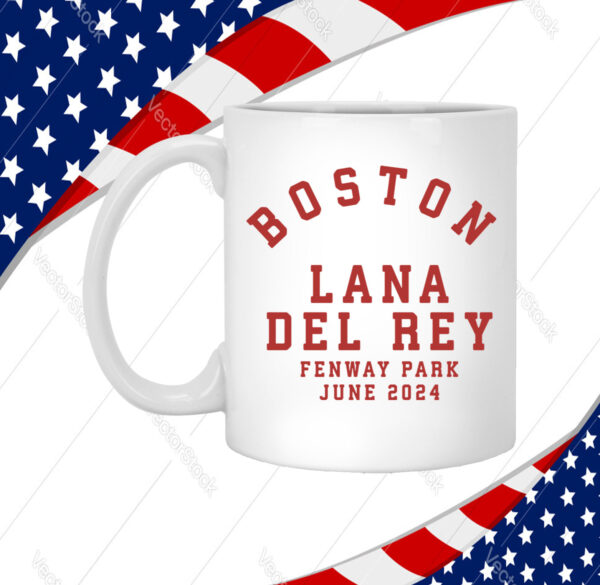 Boston Lana Del Rey Fenway Park June 2024 Mug