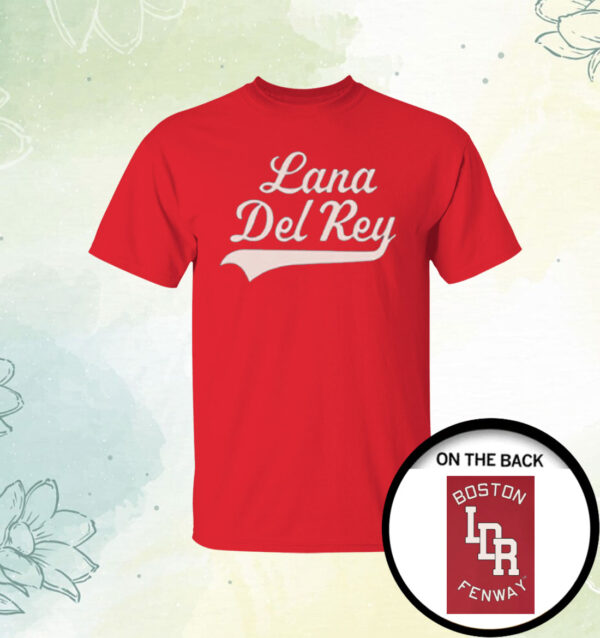 Boston Lana Del Rey Red Shirt