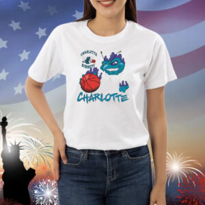 Charlotte Hornets 90s Vintage Basketball Shirt
