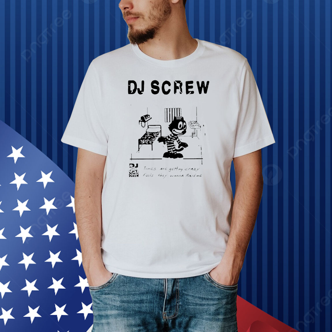 Dj Screw times are getting crazy feds they wanna raid me Shirt