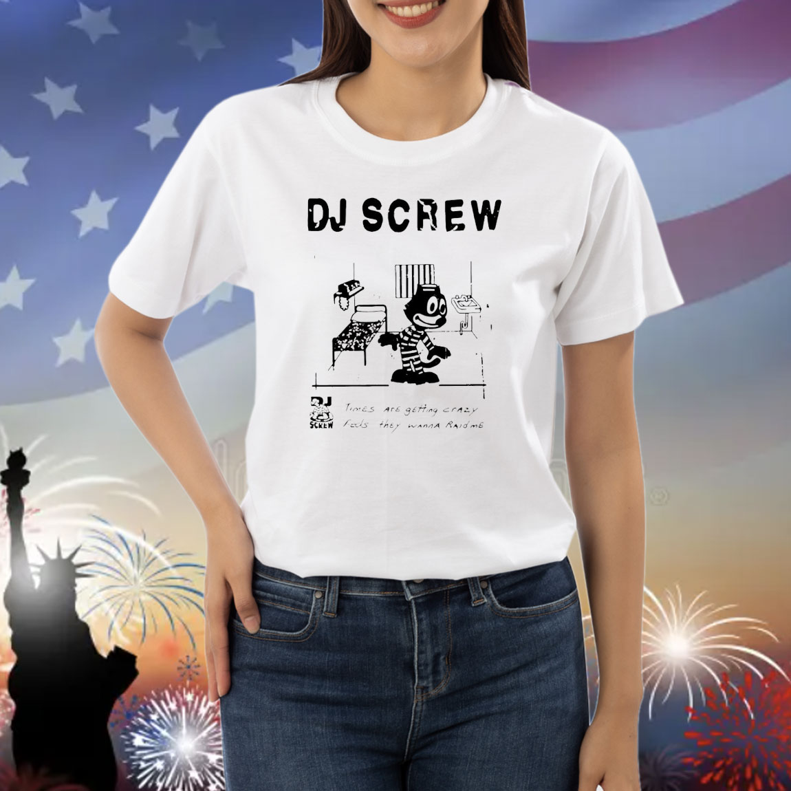 Dj Screw times are getting crazy feds they wanna raid me Shirt