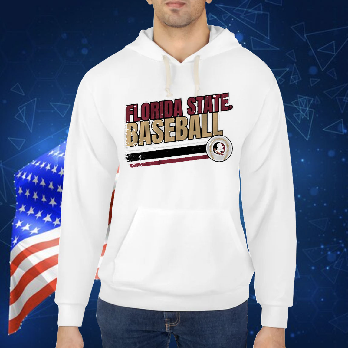 Florida State Seminoles: Retro Baseball Shirt