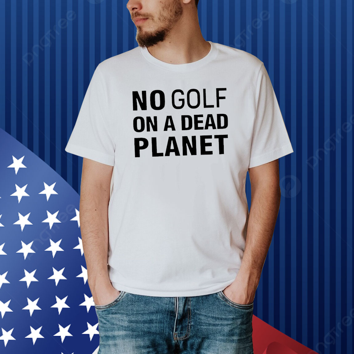 Funny no golf on a dead planet Shirt